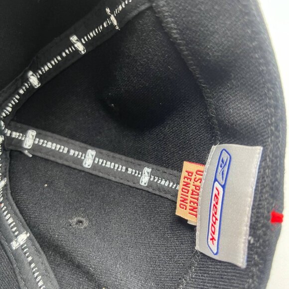 Vintage Philadelphia 76ers Hat Youth Boys Black Reebok Stretch Fitted Cap New - Picture 5 of 8